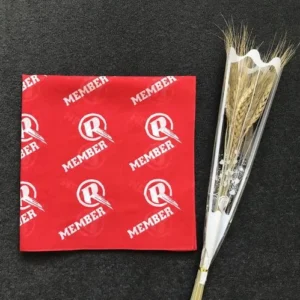 Bandanas promocionais de algodão quadradas