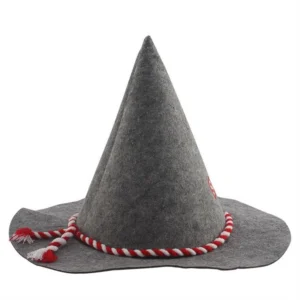 Chapéus de bruxa de festival de feltro