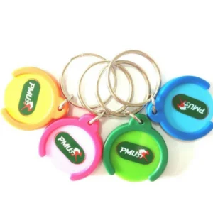 Chaveiro de moeda carrinho ABS