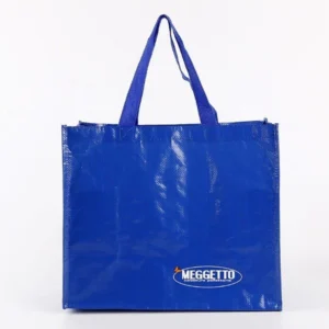 Sacolas de compras laminadas tecidas Pp personalizadas