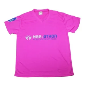 Camisas promocionais impressas de secagem rápida para corrida