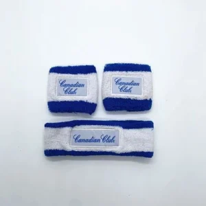 Conjuntos promocionais de sweatband Terry