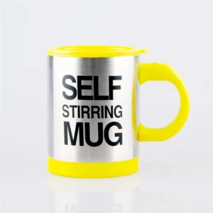 Caneca com agitação automática