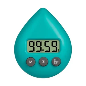 Temporizador em formato de gota d'água