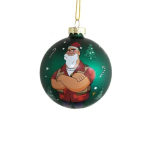 enfeites de Natal de vidro