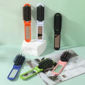 Pentes de viagem dobráveis de marca com espelho