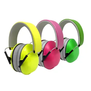 Protetores auriculares ajustáveis para crianças com redução de ruído