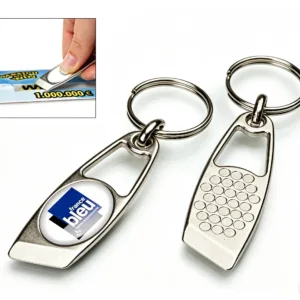 Customized Scratch‑Off Lottery Keychains with Epoxy Logo