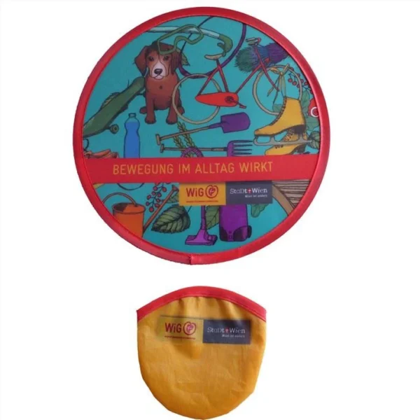 Collapsible RPET Frisbees