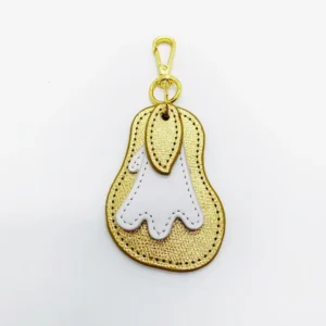 PU Leather Shaped Keychains