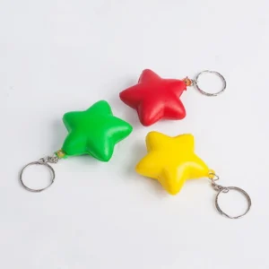 Star Stress Reliever Keyrings