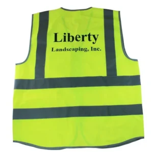 Imprinted Reflective Safety Vest with Pockets