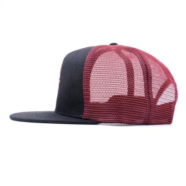 Flat Bill Mesh Snapback Hats - Image 4