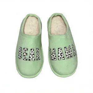 AC-1018 Branded Winter Home Slippers