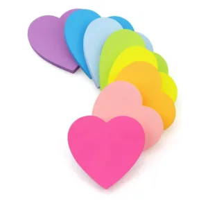 Decorative Heart Shaped Sticky Notes