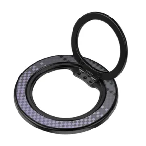 aluminum alloy magnetic phone rings with logo