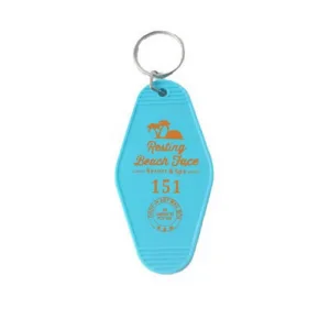 Promotional vintage hotel key tags