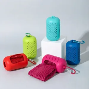 Promotional Cooling Towels with Silicon Sleeve
