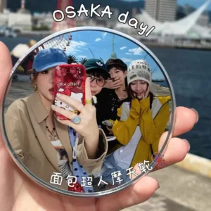 Compact Small Round Acrylic Convex Mirrors